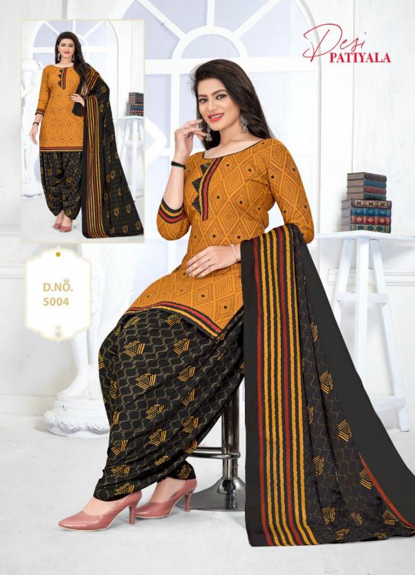 Ganesha Desi Patiyala Vol-5 Cotton Designer Readymade Suit